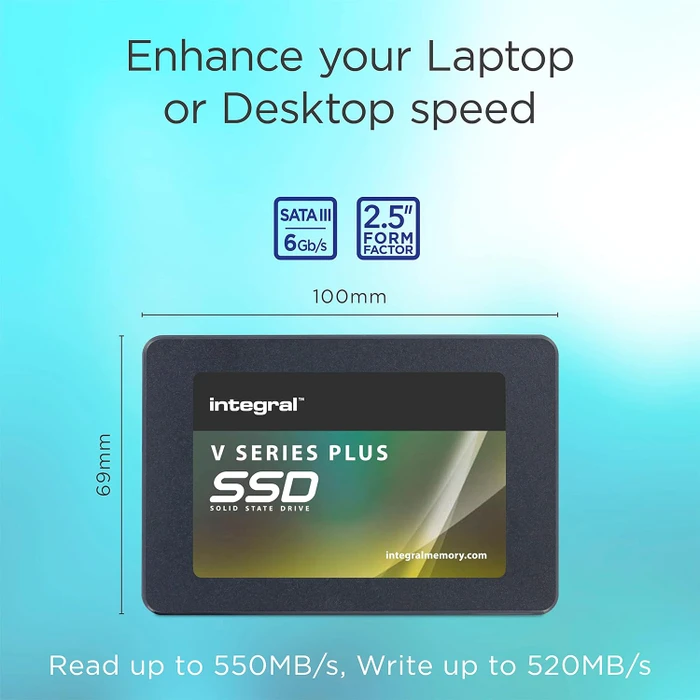 Integral V Serie V2 PLUS SSD 1TB, 2.5" / SATA 6Gb/s