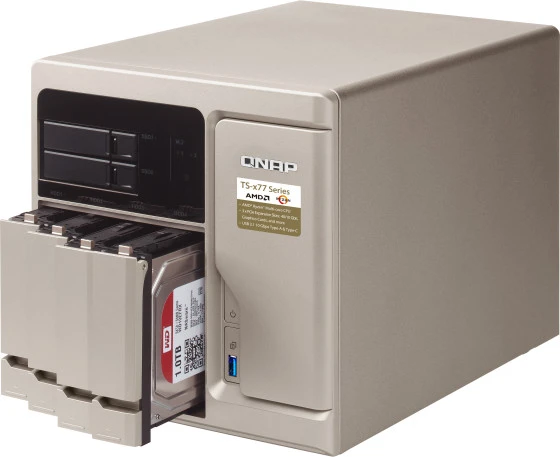 QNAP Turbo Station TS-677-1600-64G, 64GB RAM, 4x RJ-45 1000Base-T, 1x USB-C 3.1