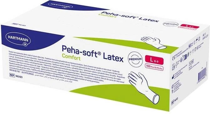 Hartmann Peha-soft Latex Comfort Einweghandschuhe