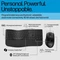 HP 680 Comfort Dual-Mode Keyboard and Mouse Combo, schwarz, USB/Bluetooth, CZ/SK Vorschaubild