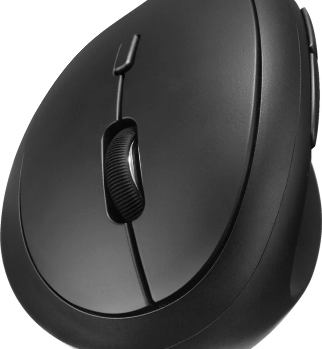 Adesso iMouse V10 Wireless Vertical Ergonomic Mini Mouse schwarz, USB