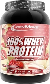 IronMaxx 100% Whey Protein Weiße Schokolad/Erdbeere 900g