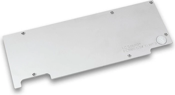 EK Water Blocks EK-FC980 GTX Ti WF3 Backplate vernickelt