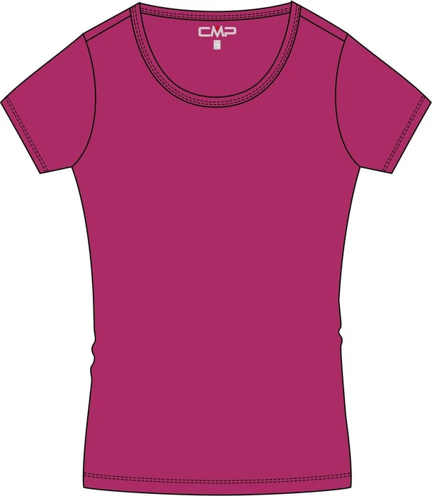 CMP Rundausschnitt Funktionsshirt kurzarm magenta (Damen)