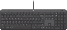 Logitech K620 Signature Slim Wired for Business, Graphite, USB, CH