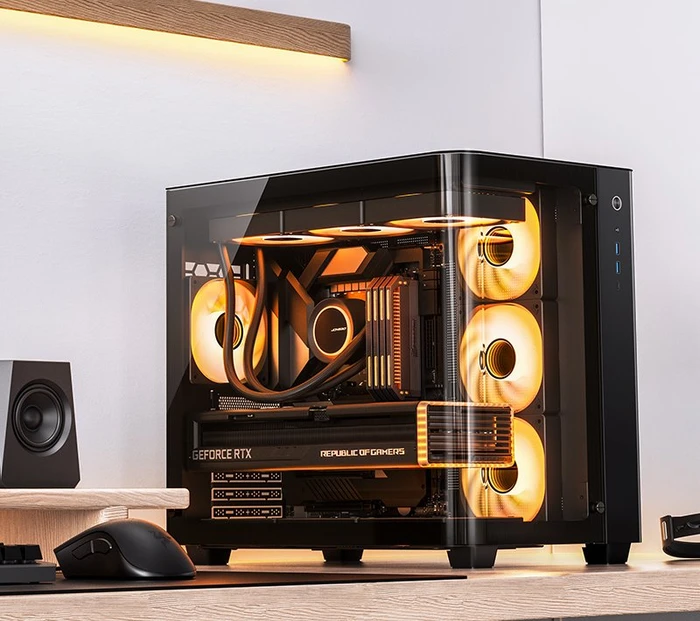 Jonsbo TK-3 Black, Glasfenster