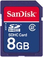 SanDisk 8GB, Class 2