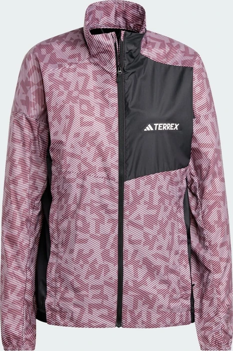 adidas Terrex Trail Running Laufjacke burgundy/preloved fig (Damen)
