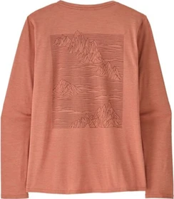 Patagonia Capilene Cool Daily Graphic Funktionsshirt langarm strataspire: moment pink x/dye (Damen)