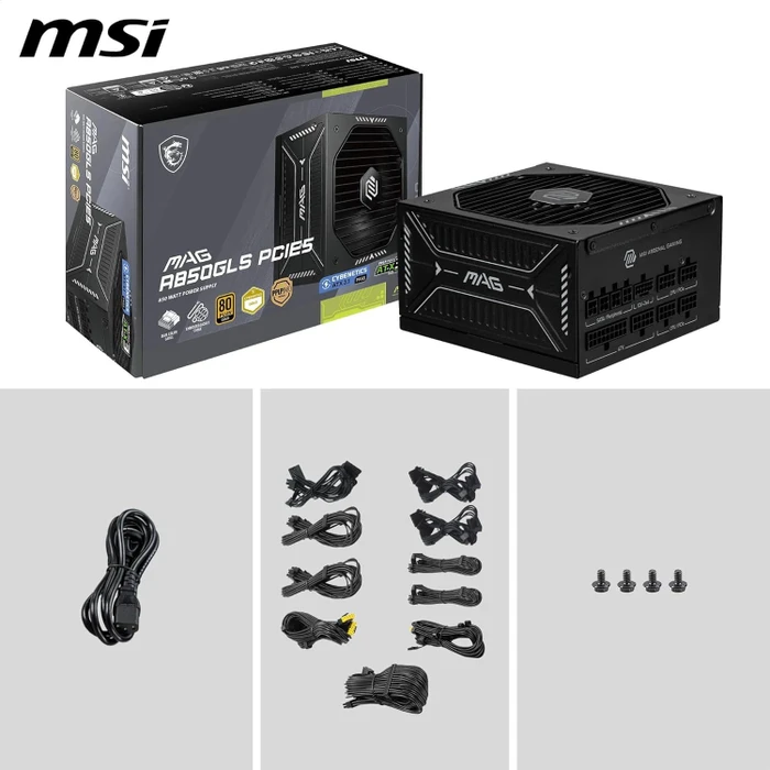 MSI MAG A850GLS PCIE5 850W, ATX 3.1