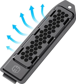 Graugear G-PS5M2-COVER M.2 SSD Kühlkörper-Abdeckung für PlayStation 5, schwarz (18102)