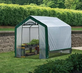 ShelterLogic Foliengewächshaus 4.32m² 240x180cm weiß
