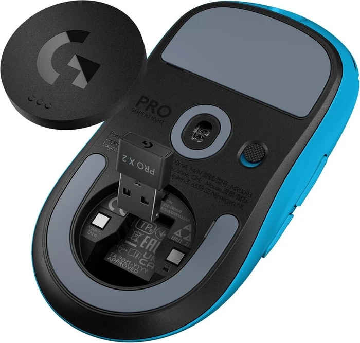Logitech G Pro X Superlight 2 Lightspeed Limited Edition Cyan, USB