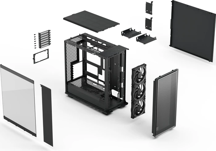 Fractal Design Epoch XL Black TG RGB Light, Glasfenster