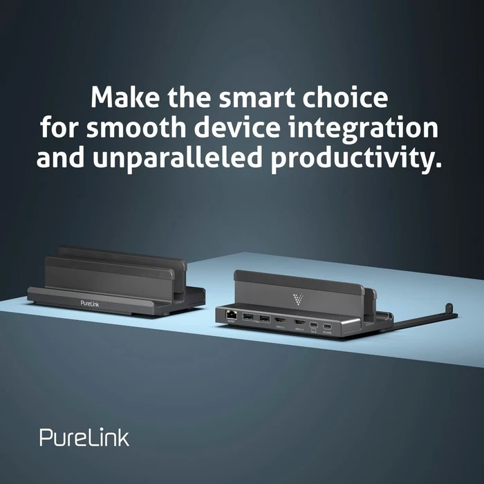 PureLink Vuelogic 7-in-1-USB-C-Docking-Ständer, USB-C 3.1 [Buchse]