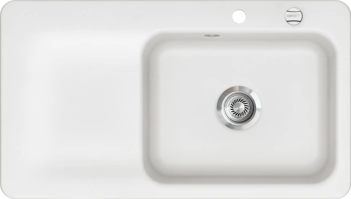 systemceram Juna 90 Einbau Becken rechts polar