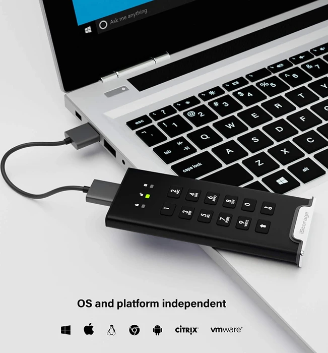 iStorage diskAshur M.2, 2TB, USB-A 3.0