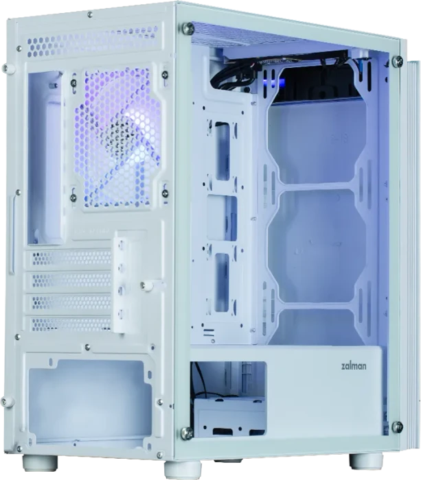 Zalman T4 Plus White, Glasfenster