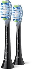 Philips HX9042/88 Sonicare C3 Premium Plaque Defence Ersatzbürste schwarz, 2 Stück