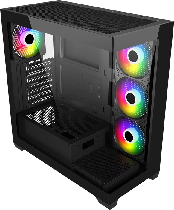 FSP M340 Black, Glasfenster