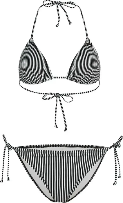 O'Neill Essentials Capri Bodney Bikini-Set black simple stripe (Damen)