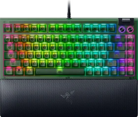 Razer BlackWidow V4 75%, Phantom Green - 20th Anniversary Edition, hot-swap, Razer ORANGE Tactile Gen-3, USB/Bluetooth, US (RZ03-05003300-R3M1)