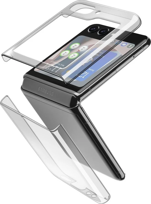Cellularline Clear Case für Samsung Galaxy Z Flip 5 transparent