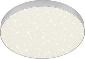 Briloner Flame Star Sternenhimmel LED Deckenleuchte 24.5W 38.7cm silber