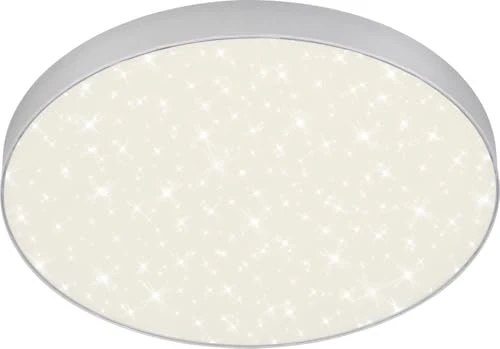 Briloner Flame Star Sternenhimmel LED Deckenleuchte 24.5W 38.7cm silber