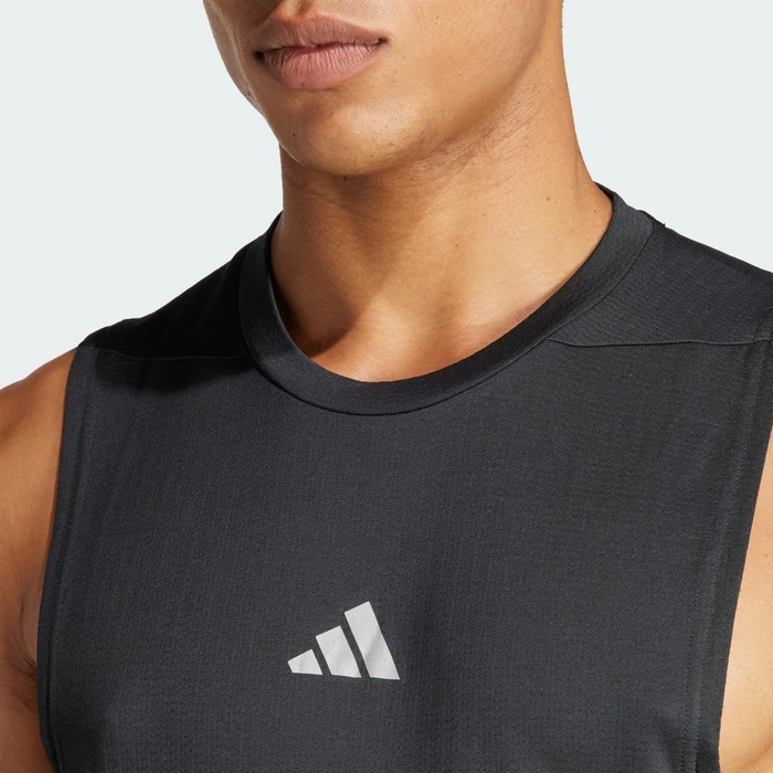adidas Designed for Training Workout Heat.RDY Funktionsshirt ärmellos schwarz (Herren)