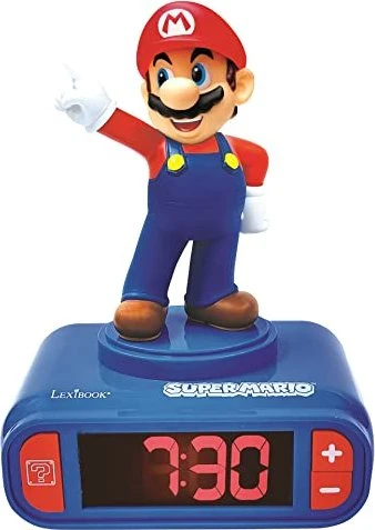 Lexibook Wecker mit Nintendo Super Mario Klingeltönen