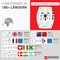 Skross World Travel Adapter MUV USB AC65PD, 1x USB-A, 1x USB-C, mit USB-C Kabel, weiß Vorschaubild