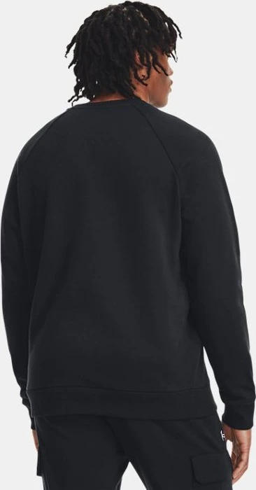 Under Armour Rival Fleece Crew Sweatshirt schwarz/weiß (Herren)