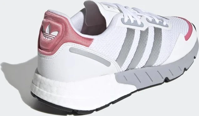adidas ZX 1K Boost cloud white/silver metallic/hazy rose (Damen)