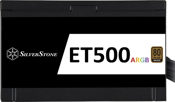 SilverStone Essential ARGB ET500-ARGB 500W, ATX 2.4