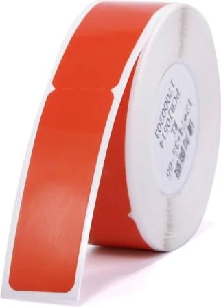 Niimbot Thermoetiketten, 74x12.5mm, rot, 1er-Pack (65 Etiketten)