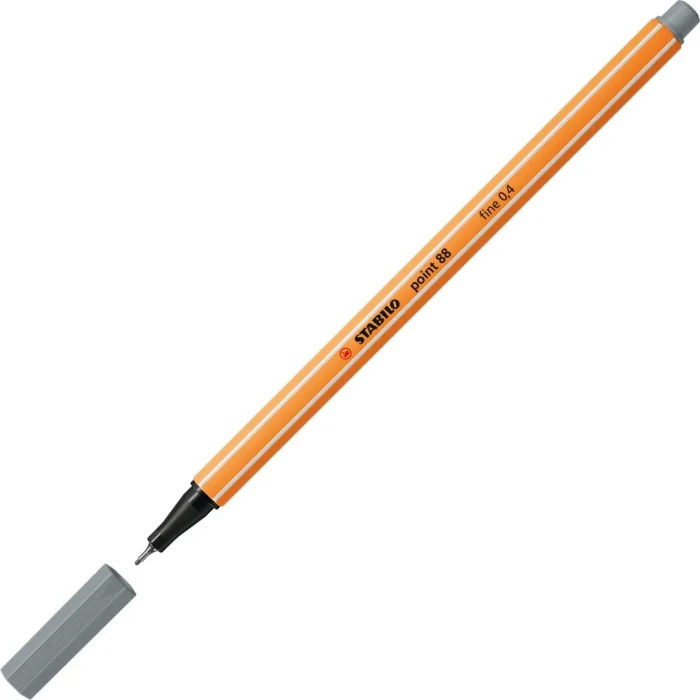 STABILO point 88 mittelgrau, 10er-Pack