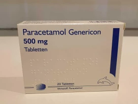 Paracetamol Genericon 500mg Tabletten, 20 Stück