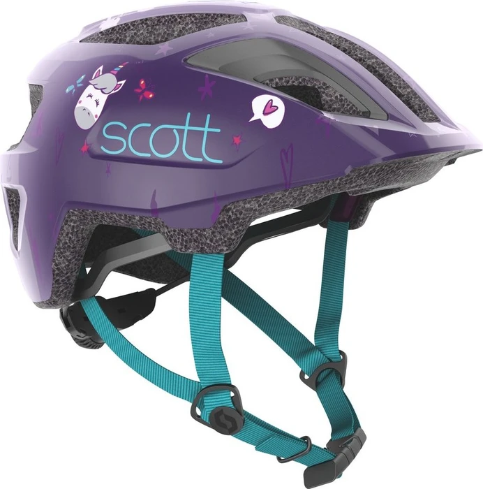 Scott Spunto Kid Kinderhelm deep purple/blue