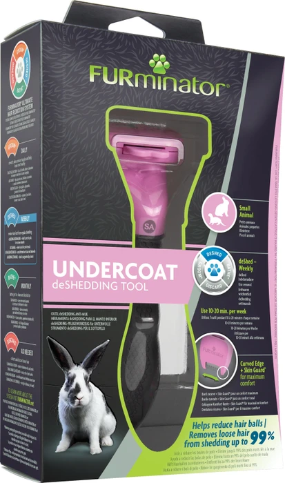 FURminator deShedding Tool für Kleintiere, Version 2 – Bild 4 von 5