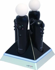Venom Pyramid Quad Charger PlayStation Move Controller Ladestation (PS3)