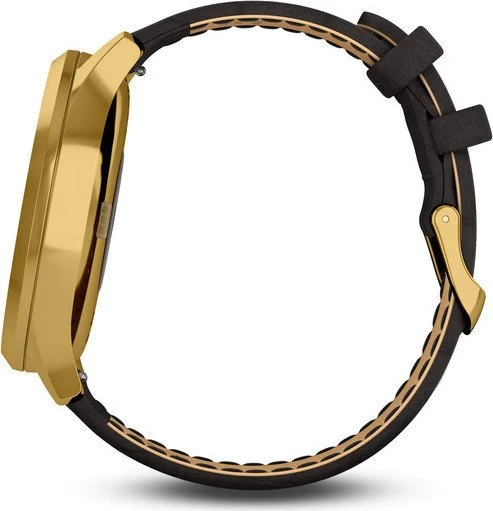 Garmin vivomove HR Premium Aktivitäts-Tracker gold/schwarz