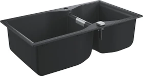 Grohe K700 100-C 90/50 2.0 rev Einbau Becken reversibel granit schwarz