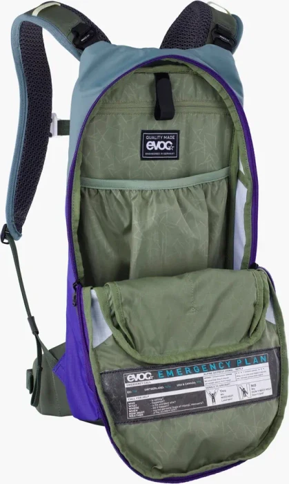Evoc Stage 6 steel/violet/dark olive