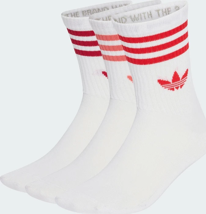 adidas 3-Streifen Crew Socken, 3 Paare