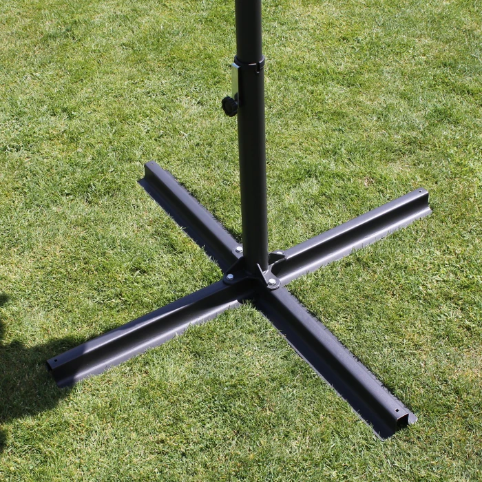 Leco Kreuzständer für Oval-Schirm Sonnenschirmständer