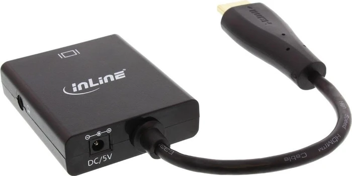 InLine HDMI zu VGA Adapter mit Audio