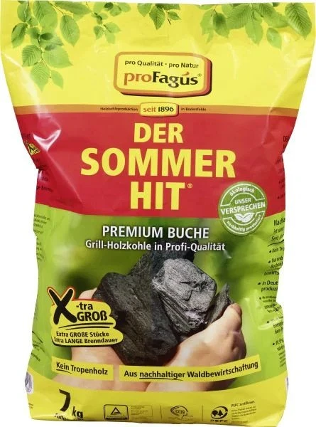 Profagus Buchen Holzkohle