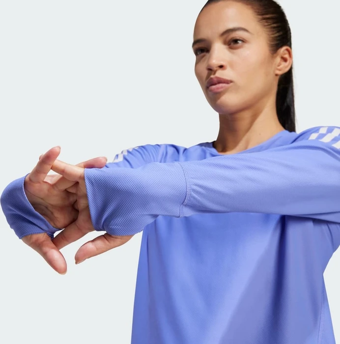 adidas Own The Run Laufshirt langarm semi cobalt blue (Damen)