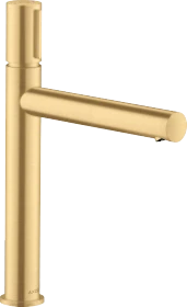 Hansgrohe Axor Uno Select 200 für Aufsatzwaschtische mit Ablaufgarnitur brushed gold optic